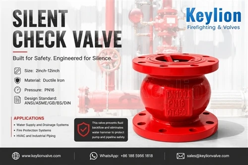 How do silent check valves work
