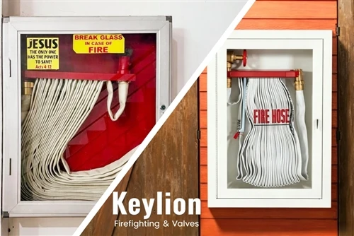 What is the mounting height for a fire hose cabinet?